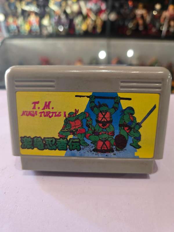 Vintage Tv Game Cartridge Famicom Teenage Mutant Ninja Turtles