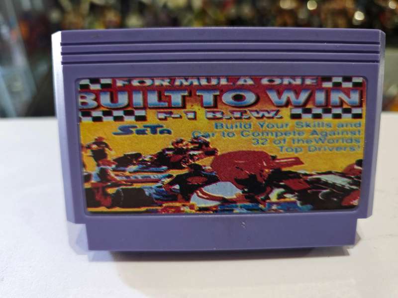 Vintage Tv Game Cartridge Famicom Formula One Built To Win