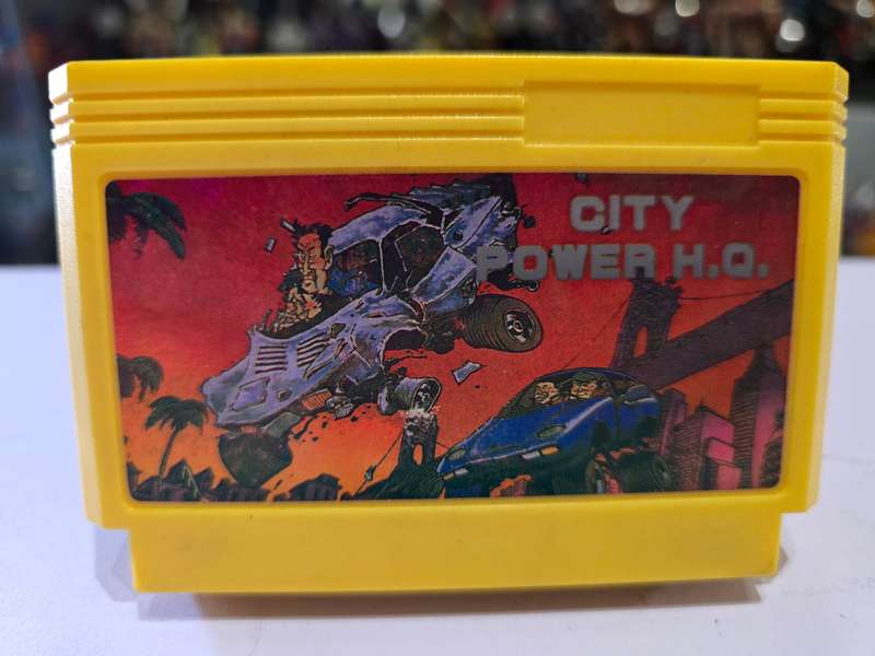 Vintage Tv Game Cartridge Famicom Chase H.Q
