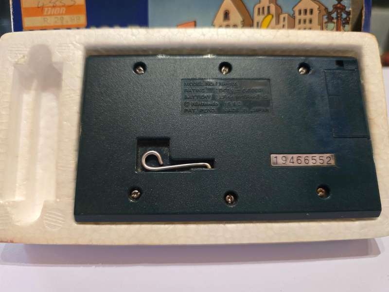 1983 Boxed Nintendo Game and Watch Manhole