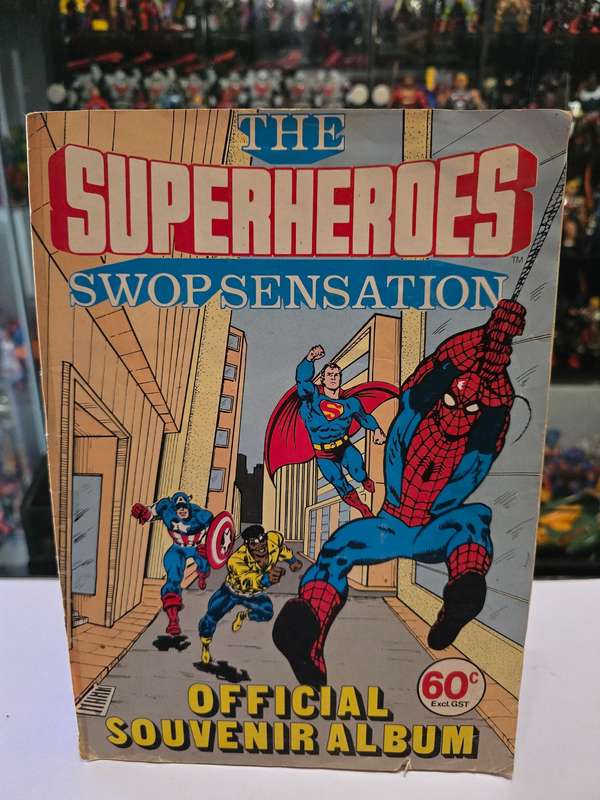 1982 The Superheroes Swop Sensation Official Souvenir Album