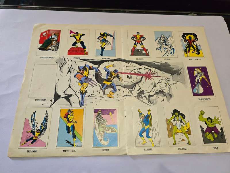 1982 The Superheroes Swop Sensation Official Souvenir Album