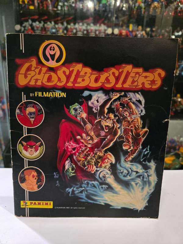1987 FILMATION GHOSTBUSTERS PANINI STICKER ALBUM 132/240 Stickers Present Vintage Figure