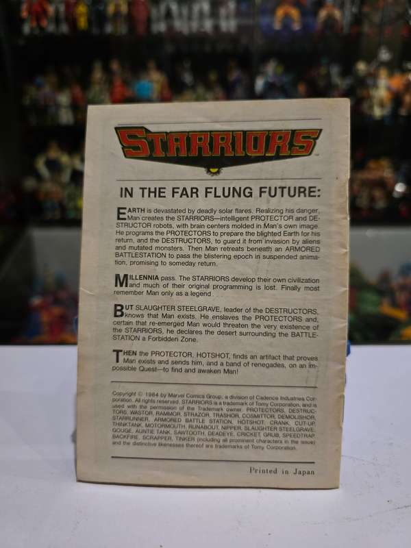 1984 Starriors Deadeye Mini Comic