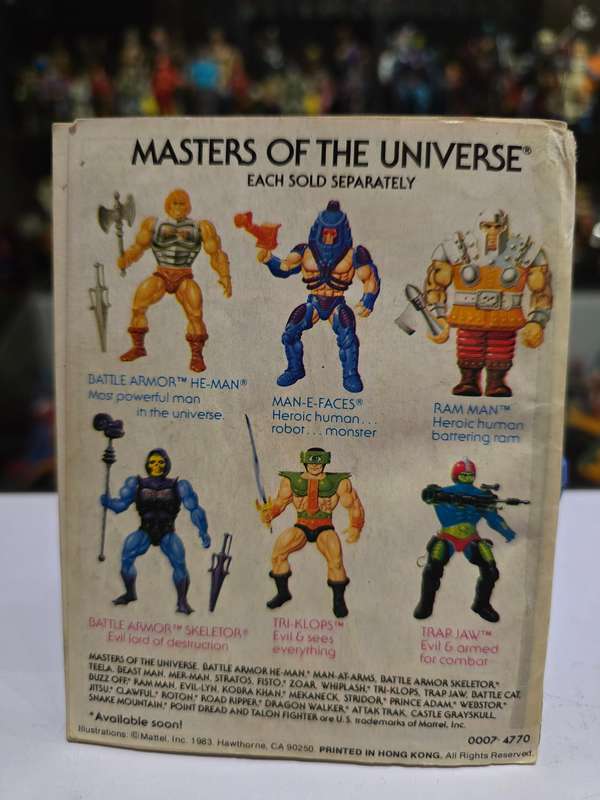 1983 Mini Comic The Clash Of Arms of He-Man-Masters of the Universe (MOTU)
