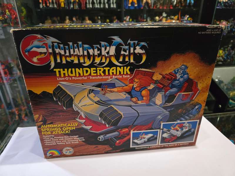 Thundercats 1985 Complete Thundertank With Box Vintage Figure