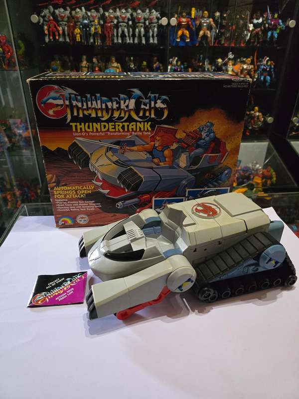 Thundercats 1985 Complete Thundertank With Box Vintage Figure