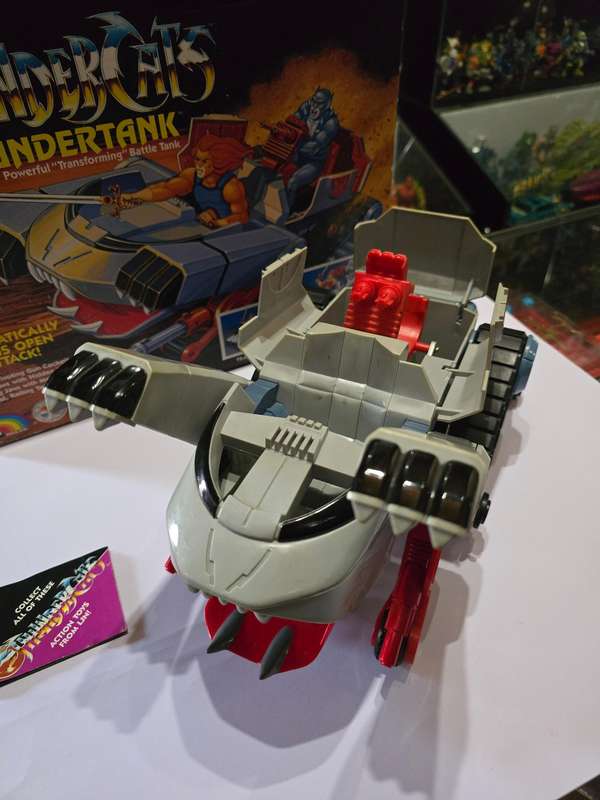 Thundercats 1985 Complete Thundertank With Box Vintage Figure