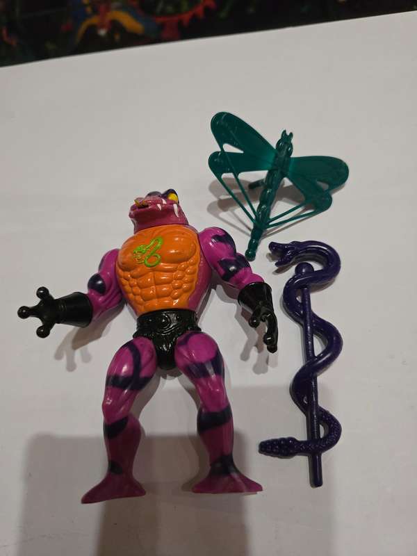 1986 Complete Tung Lashor of He-Man-Masters of the Universe #72 (MOTU) Vintage Figure