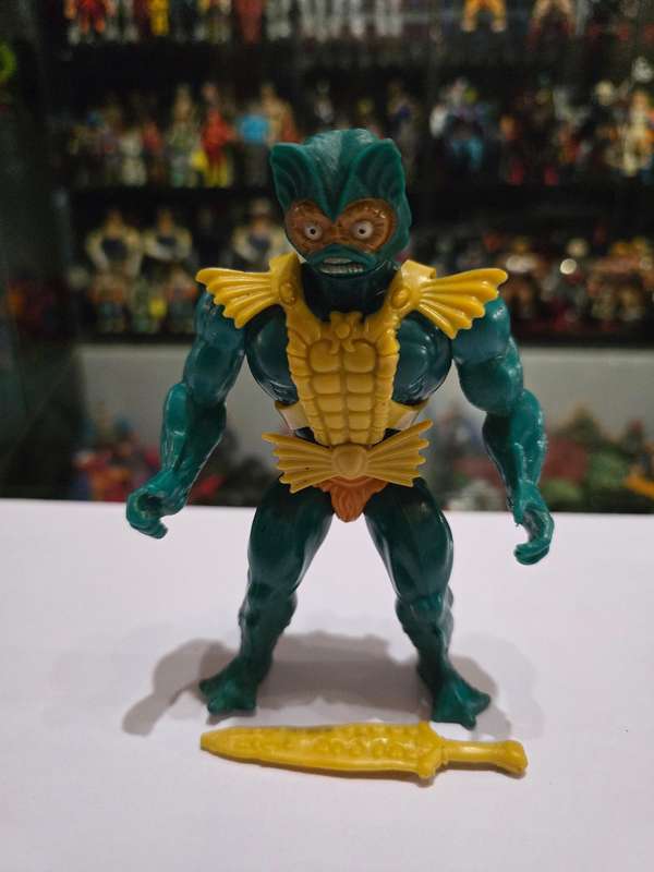 1982 Complete Mer-Man of He-Man-Masters of the Universe 72 (MOTU) Vintage Figure