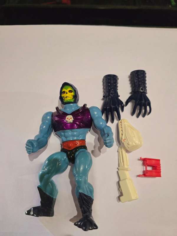1985 Complete Terror Claws Skeletor of He-Man-Masters of the Universe #72 (MOTU) Vintage Figure