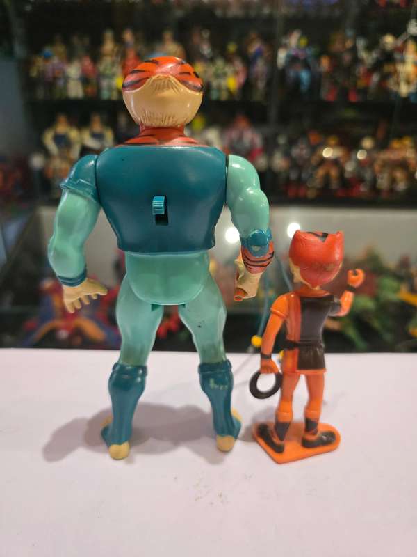 Thundercats 1986 Complete Tygra And PVC Willykat  Vintage Figure 727