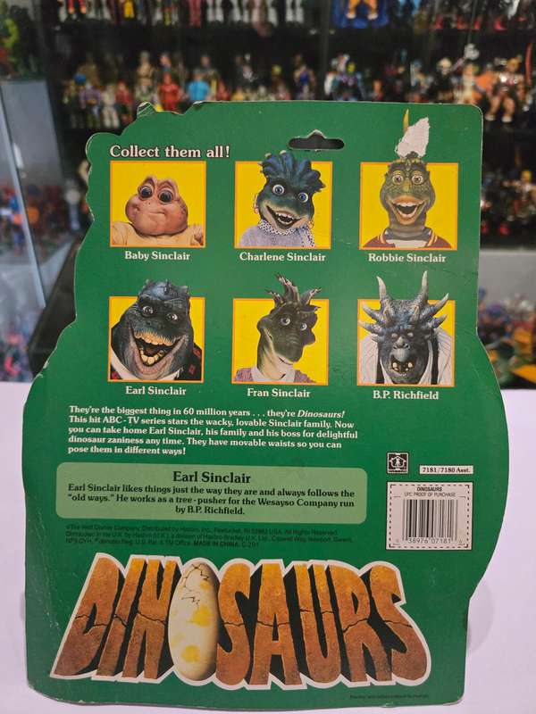 MOC 1991 DINOSAURS Earl Sinclair`Vintage Figure