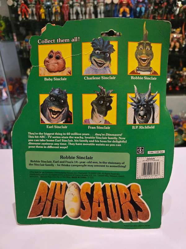 MOC 1991 DINOSAURS Robbie Sinclair Vintage Figure