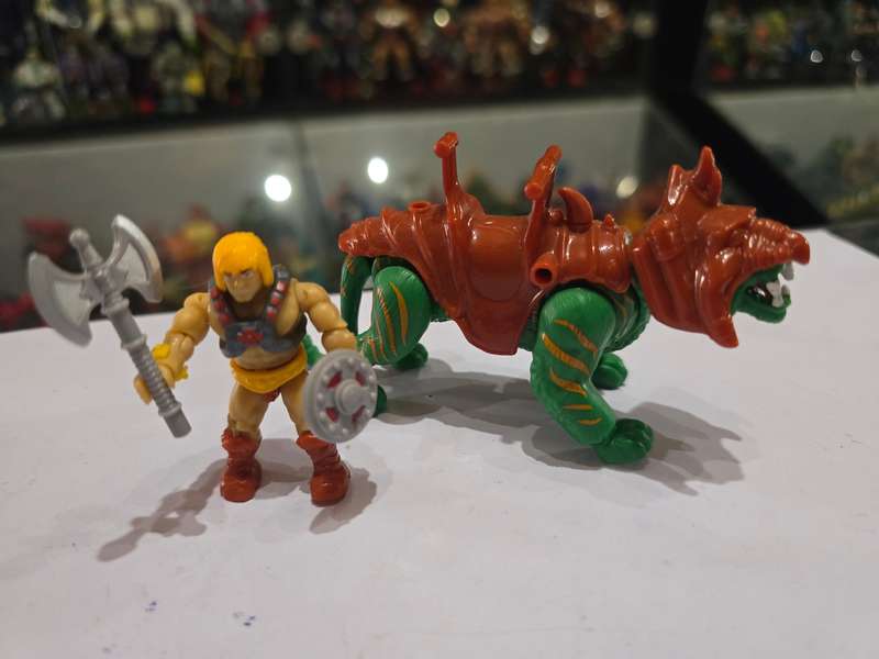Motu Mega Construx Battle Cat With He-Man Figure