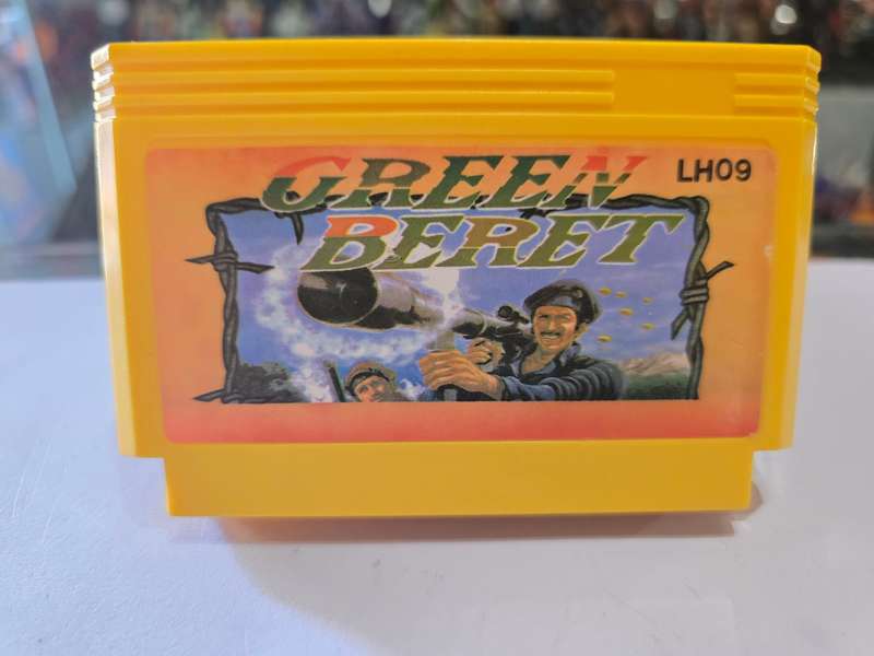 Vintage Tv Game Cartridge Famicom Green Beret