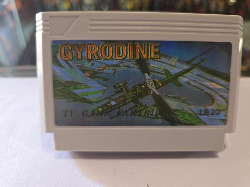 Vintage Tv Game Cartridge Famicom Gyrodine