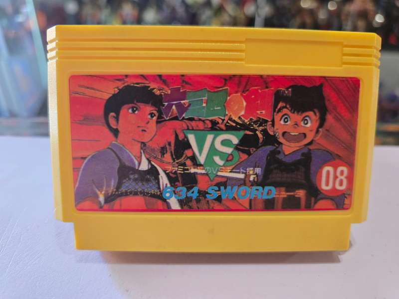 Vintage Tv Game Cartridge Famicom Sword
