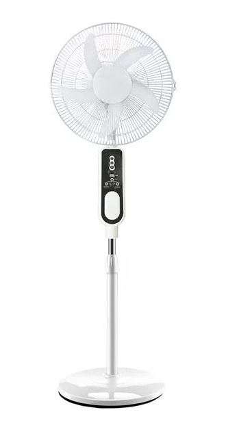 16" Rechargeable Standing Fan - Remote control - LED night light - USB Charging port - Oscillation