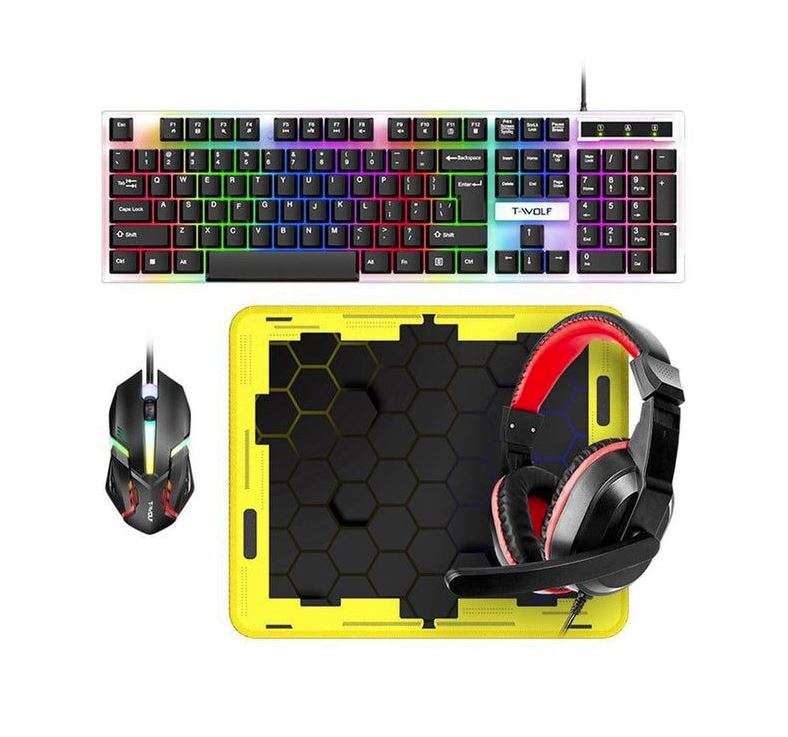T-WOLF 4 in 1 GAMING COMBO (TF-240)