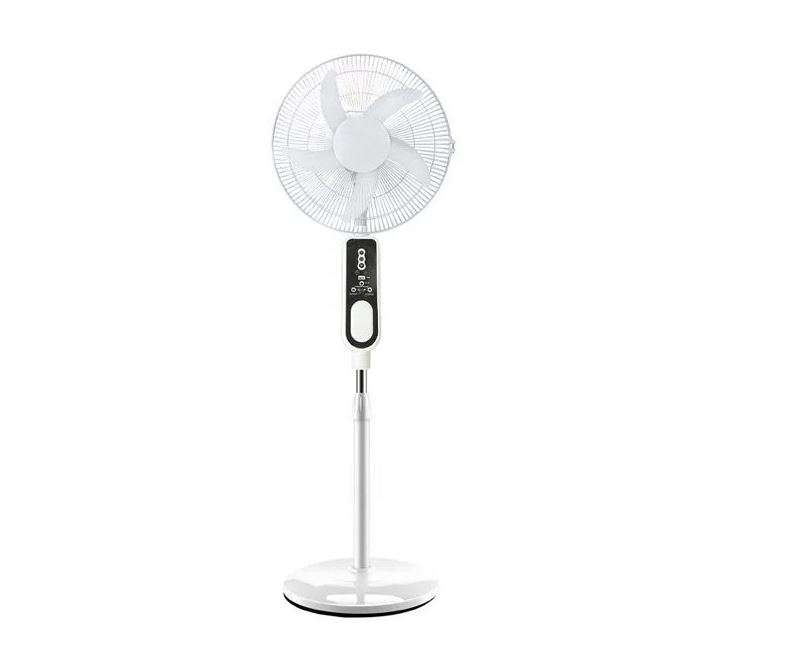 16" Rechargeable Standing Fan - Remote control - LED night light - USB Charging port - Oscillation