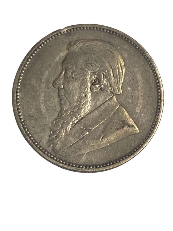 1896 - 2 Shilling - Paul Kruger ZAR