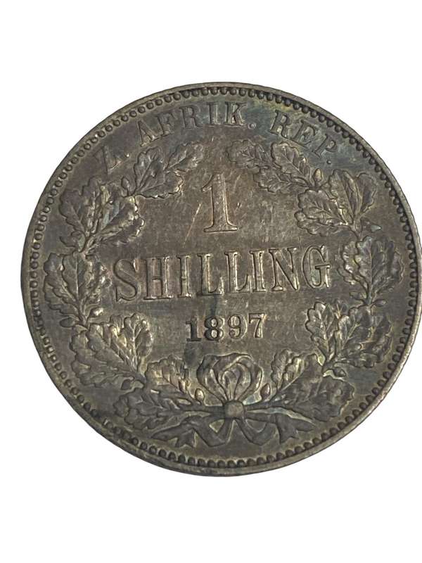 1897 - 1 Shilling - Paul Kruger ZAR