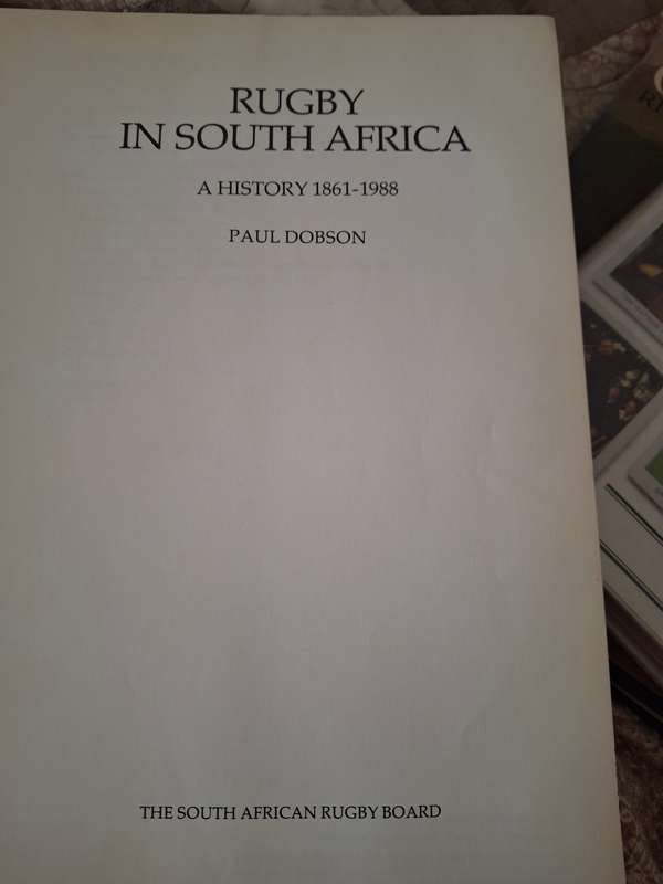 RUGBY IN SOUTH AFRICA, Book Paul Dobson