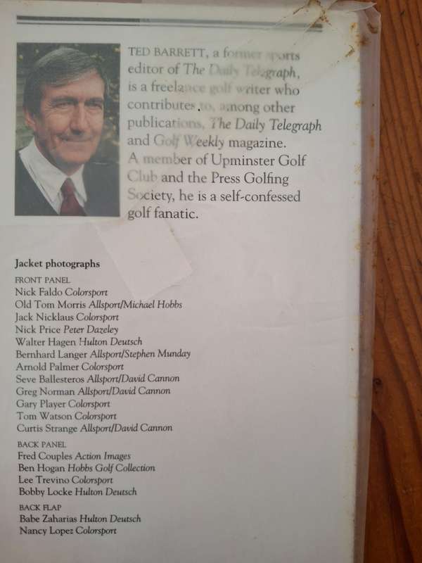 THE COMPLETE GOLF CHRONICLE, Ted Barrett