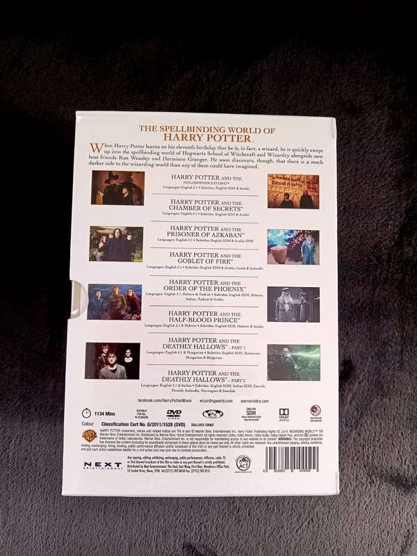 Harry Potter DVD's and books