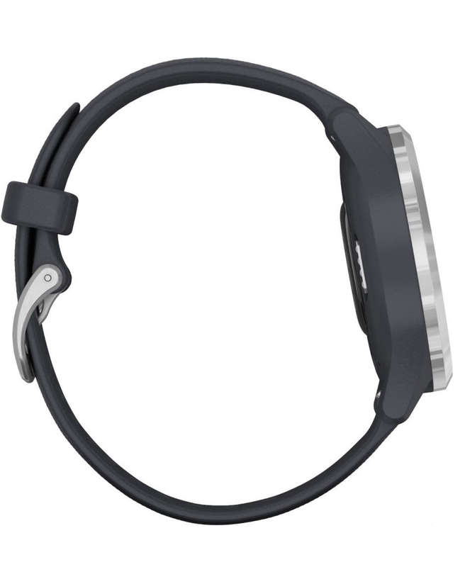 Garmin Vivomove 3S Hybrid Smartwatch - Granite Blue/Silver