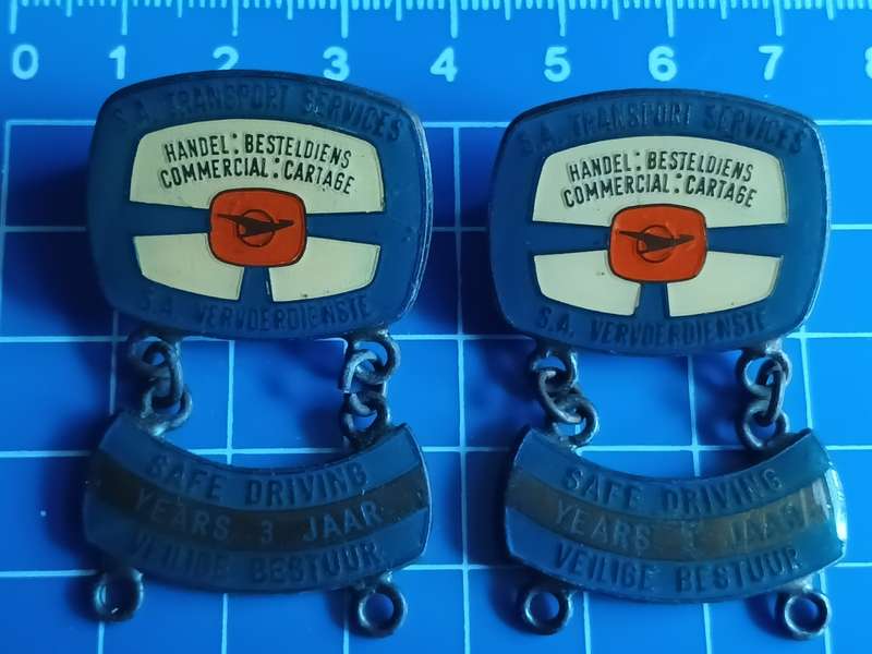 SA Transport Services Badges Lot