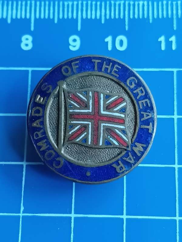 BRITISH COMRADES OF THE GREAT WAR - BADGE