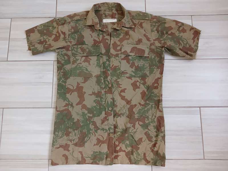 SA POLICE TASK FORCE CAMO SHIRT 1973 - MEDIUM