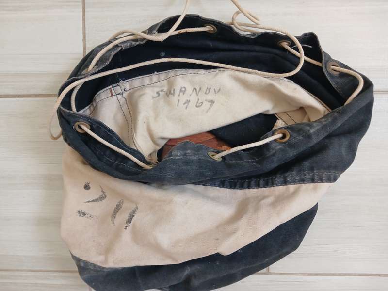Vintage Rugby Bucket Bag 1960's NATAL RUGBY