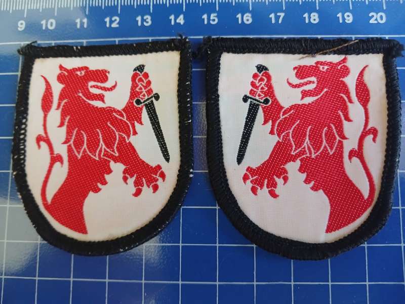 SADF - SA Military Koeberg Commando Flashes - Set