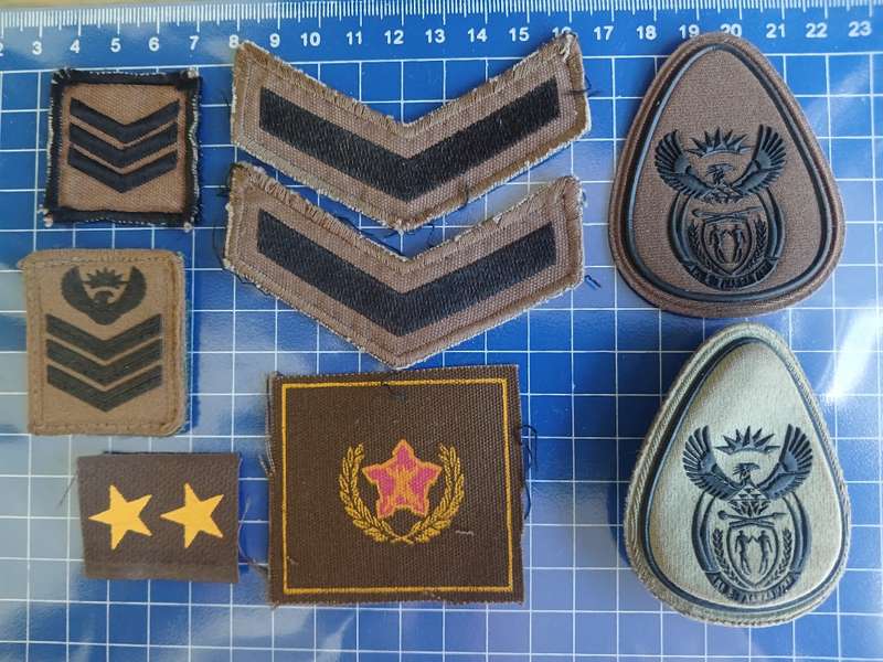 SADF - SA Military Ranks - Lot