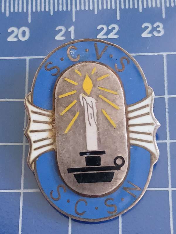 Silver Pin - S.C.V.S. / S.C.S.N