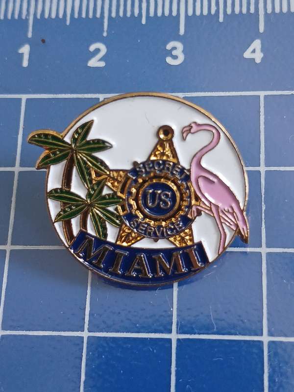Secret US Service Miami - Pin