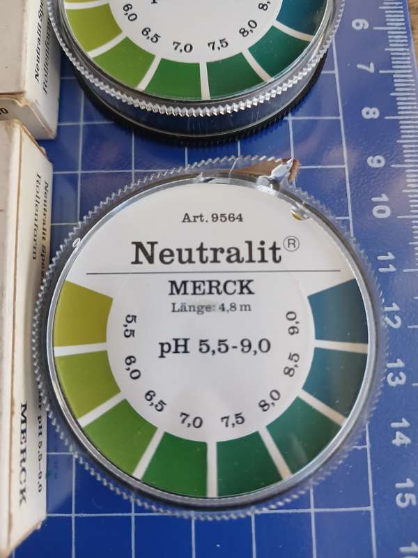 Film Merick Neutralit Spezialindikatorpapier 4.8M - Old Stock x 2