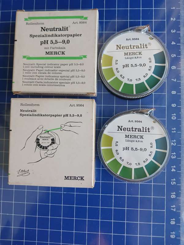 Film Merick Neutralit Spezialindikatorpapier 4.8M - Old Stock x 2
