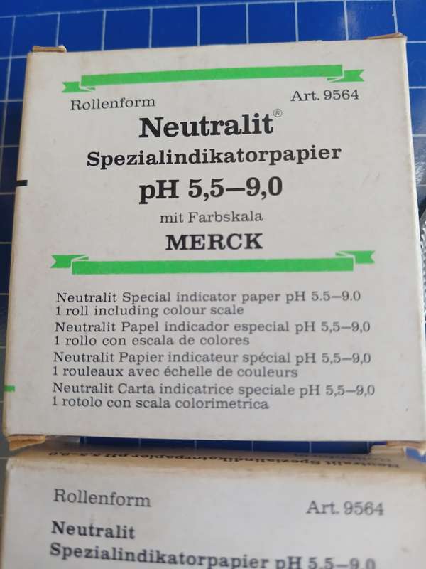 Film Merick Neutralit Spezialindikatorpapier 4.8M - Old Stock x 2