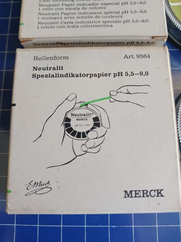 Film Merick Neutralit Spezialindikatorpapier 4.8M - Old Stock x 2