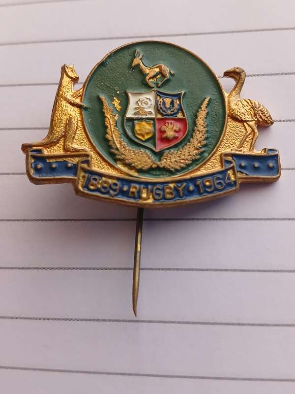 SA Rugby Springbok 1964 Rugby Pin