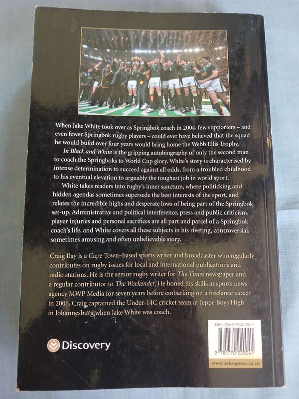 Rugby Book - In Black and White