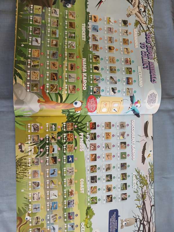 Book - South African Super Animals (Empty with no animal stickers)