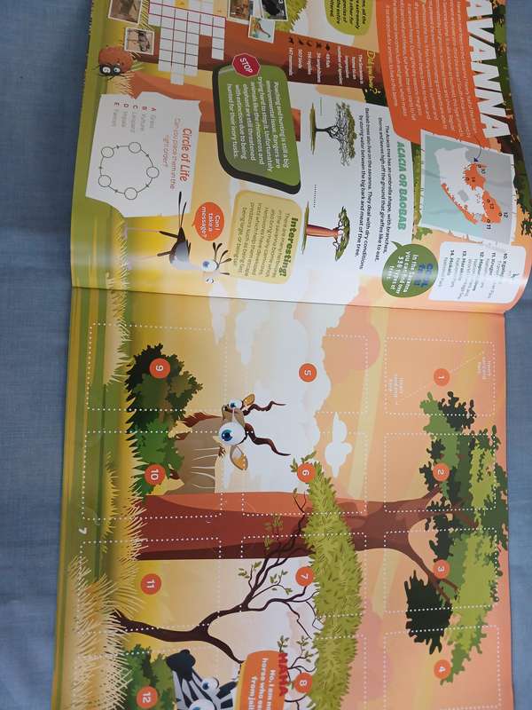 Book - South African Super Animals (Empty with no animal stickers)