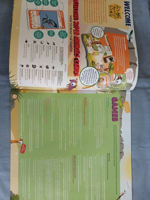 Book - South African Super Animals (Empty with no animal stickers)