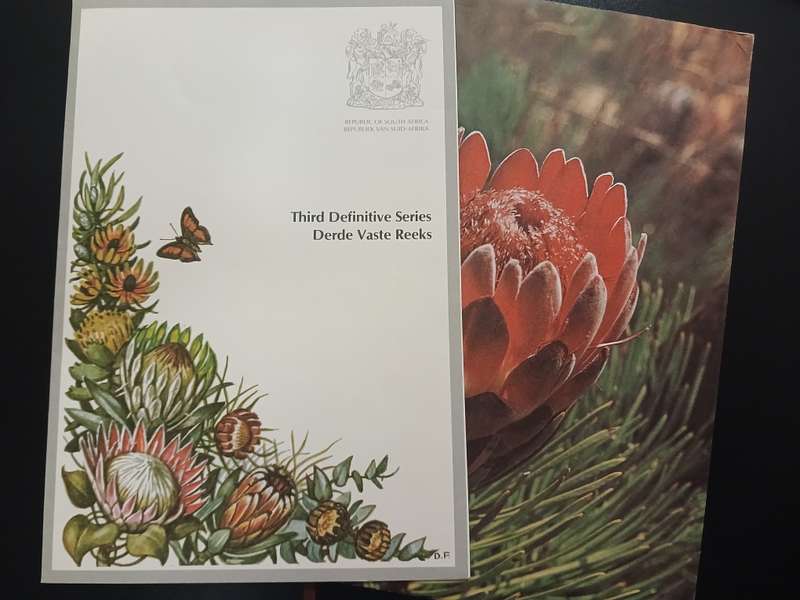 SA Stamps - Proteas + Booklet 3th Series + Folder + Envelope