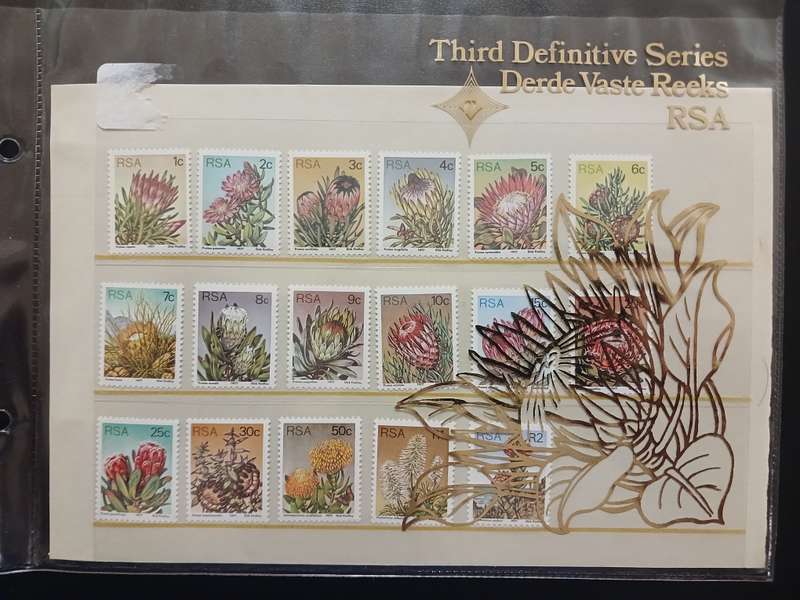 SA Stamps - 1977 Proteas 3th Def. Series